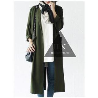 Plain Long Blazer