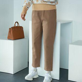 Pile-lined Baggy-fit Pants
