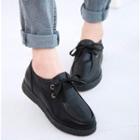 Hidden Wedge Lace-up Shoes
