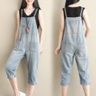 Washed Capri Dungaree