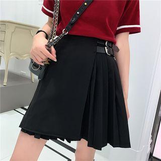 Pleated Skirt Black - Skirt - One Size