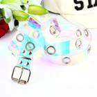 Iridescent Transparent Belt Hologram - One Size