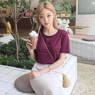 Button-down Linen A-line Long Skirt