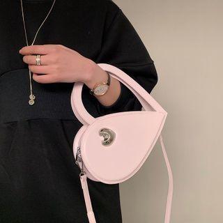 Hollow Heart Crossbody Bag