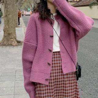 Ribbed Duffle Cardigan