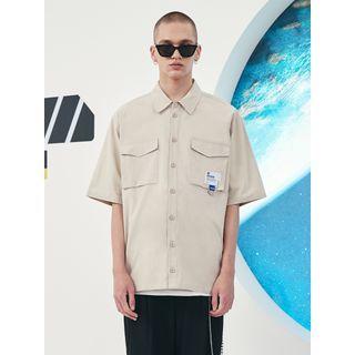 [r:lol] Couple Dual-pocket Shirt