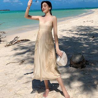 Ruffled Maxi Chiffon Sundress