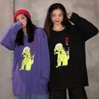 Long-sleeve Dinosaur T-shirt