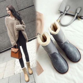 Panel Short Snow Boots