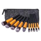 Set Of 10: Makeup Brush (with Makeup Pouch)