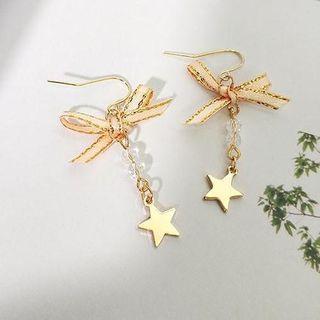Bow Star Drop Earring