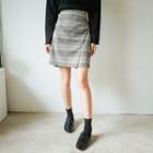 Glen Plaid A-line Miniskirt