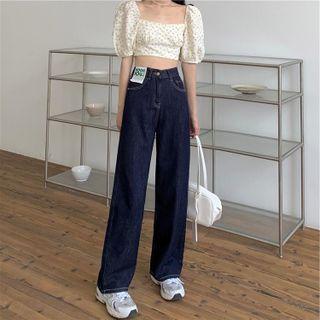 High-waist Wide-leg Jeans / Shorts