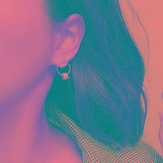 Hoop Drop 925 Sterling Silver Earring