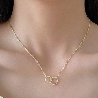 Loop Accent Necklace Gold - One Size