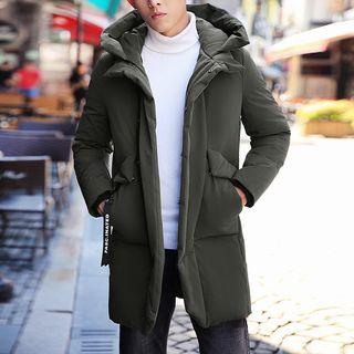 Plain Stand-collar Down Coat
