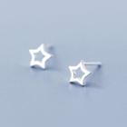 925 Sterling Silver Star Earring S925 Silver - Earring - One Size