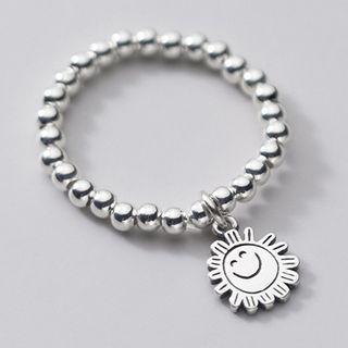 925 Sterling Silver Sunflower Ring As Shown In Figure - One Size