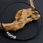 925 Sterling Silver Genuine Leather Necklace