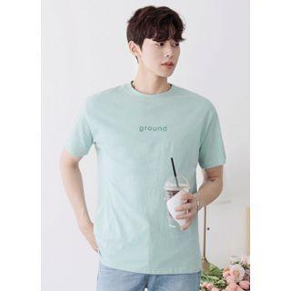 Ground Letter-printed T-shirt