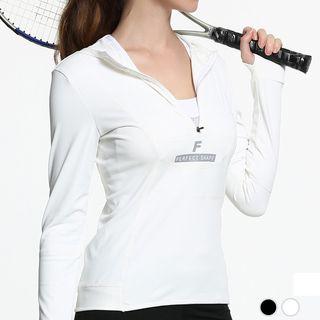 Long-sleeve Hooded Sport T-shirt