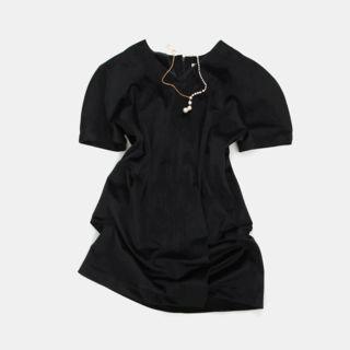 V-neck Velvet Minidress
