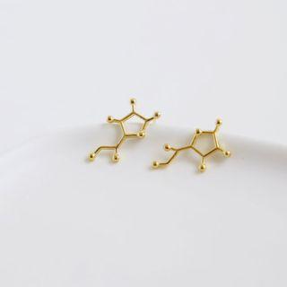 Chemical Molecule Earring