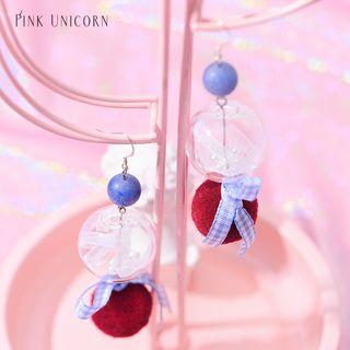 Bobble Glass Ball Statement Earring