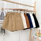 Paperbag High-waist Wide-leg Shorts In 6 Colors