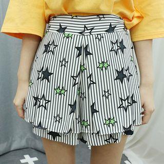 Star Print Culottes
