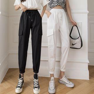 High-waist Jogger Cargo Pants