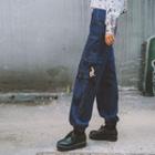 Cat Accent Harem Jeans