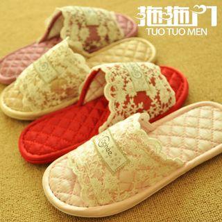 Lace Slippers