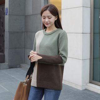 Crew-neck Multicolor Sweater