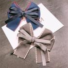 Double-layered Bow Hair Clip
