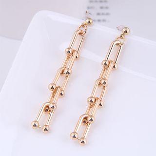 Alloy Chain Drop Earring