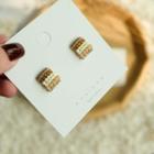 Faux Pearl & Bead Earring