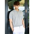 Textured Polo Shirt