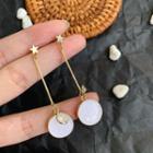 S925 Round Earrings  - One Size
