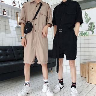 Short Sleeve Playsuit