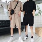 Short Sleeve Playsuit
