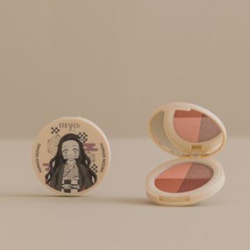 Fresho2 - Demon Slayer: Kimetsu No Yaiba 4 Color Eyeshadow Palette Nezuko Kamado 1.5g X 4
