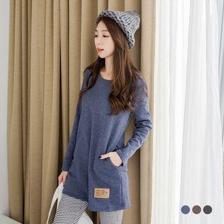 Fleece Lined Pocket Sweatshirt