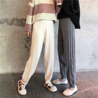 Twist Knit Harem Pants