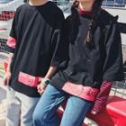 Couple Matching Printed 3/4 Sleeve T-shirt