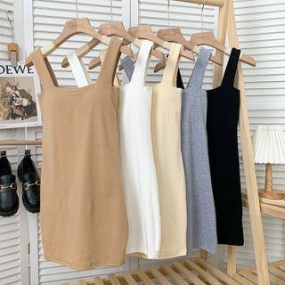 Sleeveless Slim-fit Mini Dress In 9 Colors