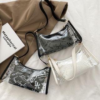 Lettering Pvc Hobo Bag