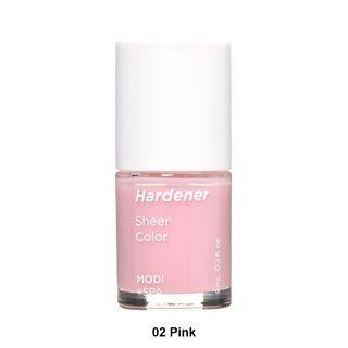 Aritaum - Modi Spa Nail Hardener - 5 Colors #02 Pink