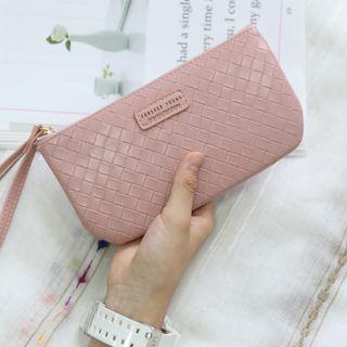 Applique Long Zip Wallet