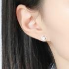 Pearl Rhinestone Earring